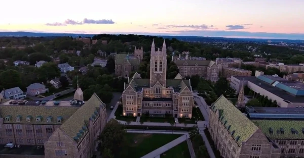 Boston College campus